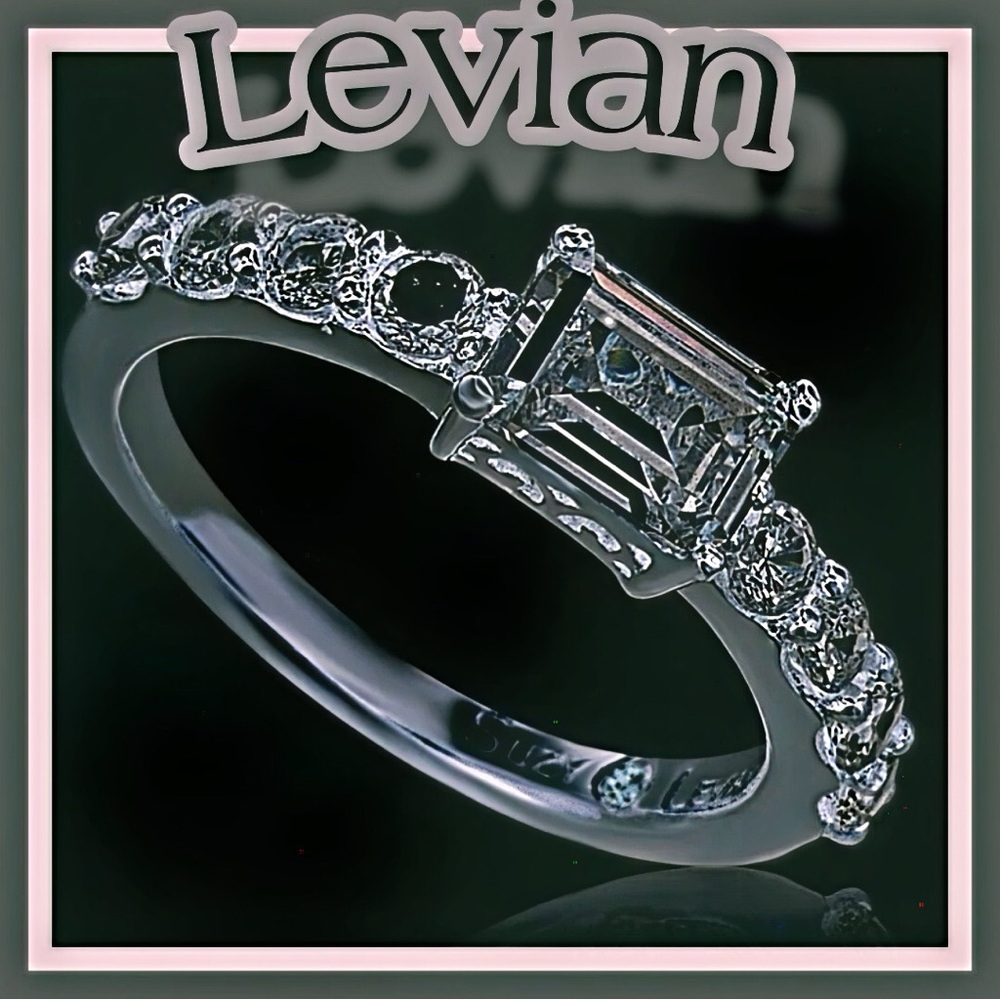 Suzy Levian Sterling Silver Ring Size 5.5